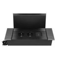 ORNO OR-GM-9048/B Zapustená zásuvka s výklopným víkom a USB