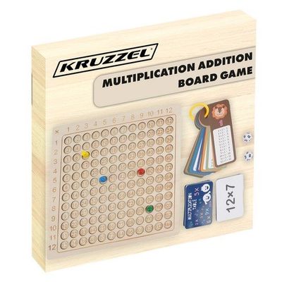 <p>Drevená montessori hra výučba násobilky 12x12 Kruzzel 24639 Dřevěná montessori hra výuka násobilky 12x12 Kruzzel 24639</p>