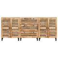 vidaXL Úložné skrine 3 ks 180 x 33 x 75 cm Masívne mango drevo