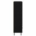 vidaXL Highboard Čierny dub 69,5 x 31 x 115 cm Kompozitné drevo