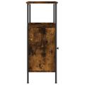 vidaXL Nočné stolíky 2 ks dymový dub 41x31x80 cm kompozitné drevo