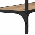 vidaXL Konzolový stôl dub artisan 75 x 30.5 x 75 cm Kompozitné drevo