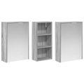 vidaXL Set kabinetov do kúpeľne 3 ks 116 x 16 x 62,5 cm