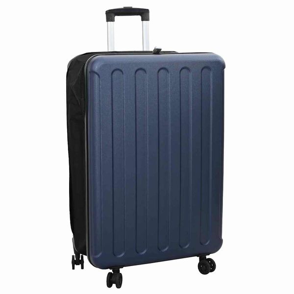 vidaXL Kufor so zámkom Tmavo modrá 50 x 30 x 76 cm ABS plast