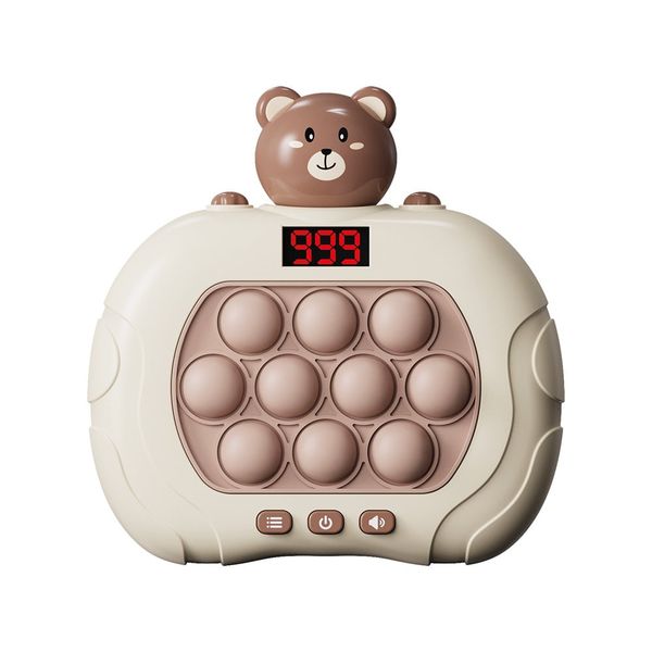 Maxlife MXPS-100 Teddy Bear prenosná hra - medvedík, béžová, 6 herných režimov, displej (OEM0200581)