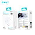 BWOO wall charger CDA233 PD 20W 1x USB-C with USB-C - Lightning cable white
