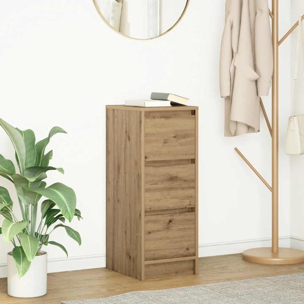 VidaXL Príborník Artisan Dub 29,5x34x76 cm Engineered Wood