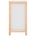 vidaXL Komoda biela 62x38x70 cm spracované drevo