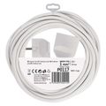 Predlžovací kábel 7 m / 1 zásuvka / biely / PVC / 1 mm2