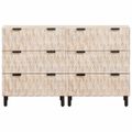 vidaXL Servírovacia skriňa 2 ks 60 x 33 x 75 cm Masívne mango drevo