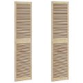 vidaXL Skříňové dvere s dverami 2 ks Prírodná 201 x 2,1 x 49,5 cm