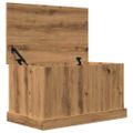 vidaXL Úložné boxy dub artisan 70x40x38 cm kompozitné drevo