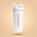 Šejker Steel 650 ml White - BeastPink