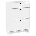vidaXL Skriňa na topánky EDE 78 x 24 x 103 cm Kompozitné drevo