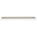 vidaXL Terasové nástenné police 4 ks dub a biele 80x15x4 cm MDF