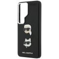Puzdro Karl Lagerfeld Saffiano Double Heads Metal pre Samsung Galaxy S26 Ultra čierna