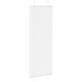 vidaXL plisovaná roleta biela 70x200 cm šírka látky 69,4 cm