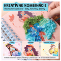 Fashion kreatívna kniha Magic Princesses
