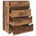 vidaXL Úložné skrine 80 x 48 x 105 cm Kompozitné drevo Staré drevo