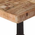 vidaXL Bistro stolík 60x60x77 cm surové mangovníkové drevo