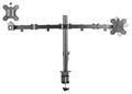 Neomounts FPMA-D550DBLACK/Držák displeje/na stůl/10-32"/svorka/VESA 100X100/nosn. 2x 8kg/2 displeje/černý Držák, VESA, stolní, pro 2 ploché monitory, úhloprícka 10"-32", náklon, otácení, rotace, nosnost 16kg, cerný