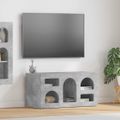 vidaXL TV skrinka ELST 80 x 35 x 40 cm Betónová šedá Kompozitné drevo