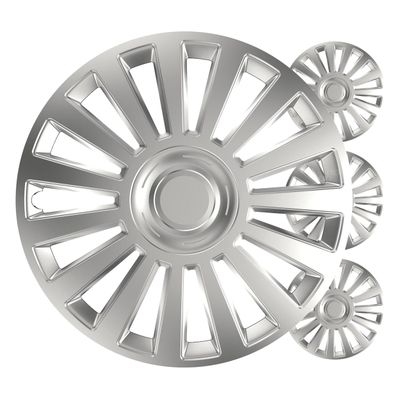 Poklice Luxury 13” strieborná sada 4ks COLOR BOX