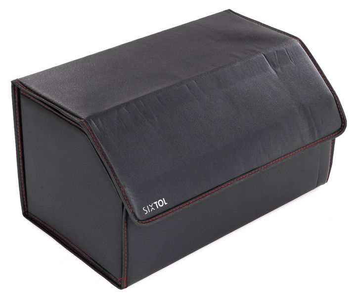 Organizér do kufru auta CAR COMPACT LEATHER L, 2 přihrádky, skládací, s víkem SIXTOL