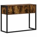 vidaXL Koncový stôl Dymová dub 100 x 36 x 75 cm Kompozitné drevo