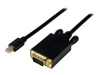 StarTech 15 ft DisplayPort to VGA Adapter Cable - DP to VGA Video Converter - Active DisplayPort to VGA Cable for PC 1920x1200 - Black (DP2VGAMM15B) - Kábel DisplayPort - DisplayPort (M) do HD-15 (VGA) (M) - 4.57 m - so zámkom - čierna
