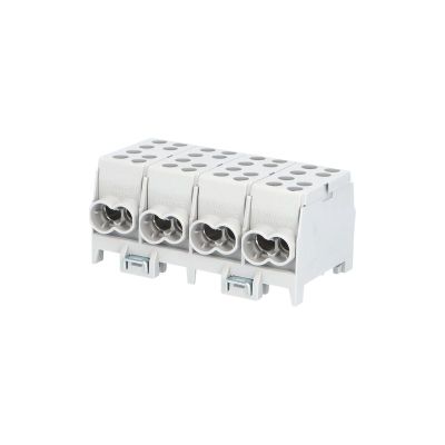 Svorkovnica rozbočovacia HLAK 35-4/8 GR-S, 125A, 4pól., AL/CU, IP20, 4xŠ, na DIN /2080431