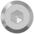 vidaXL Skrutka 12 ks Strieborná M6 x 50 mm Oceľ