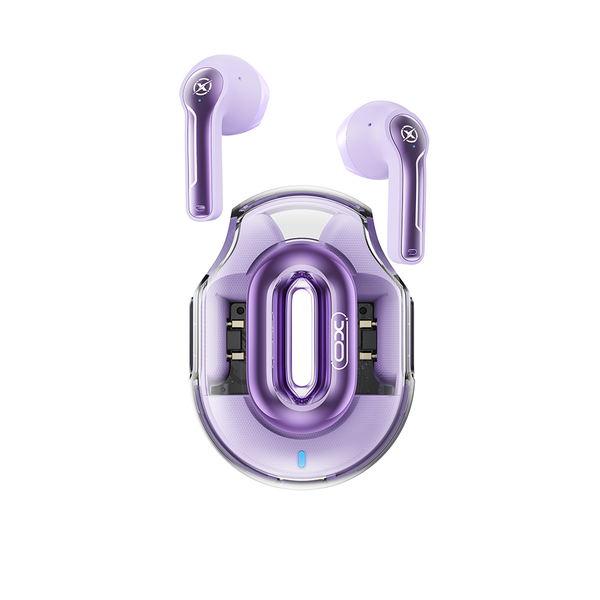XO Bluetooth slúchadlá X43 TWS fialová