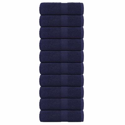 vidaXL Utierky na umývanie FROGN 10 ks námornícka modrá 30x30 cm 360 g/m²