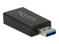 USB adaptér - USB typ A (M) do USB-C (F) - USB 3.1 Gen 2 - černá