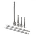 Redukcia na nástrčné kľúče HEX 1/4" 3/8" 1/2" AMiO-04781