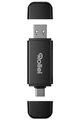 Rollei čítačka kariet 2-v-1 SD a microSD, SD, microSD, USB-A, USB-C, USB 3.0, OTG, 85 MB/s