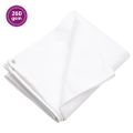 vidaXL Plachta 260 g/m² 8x8 m biela HDPE