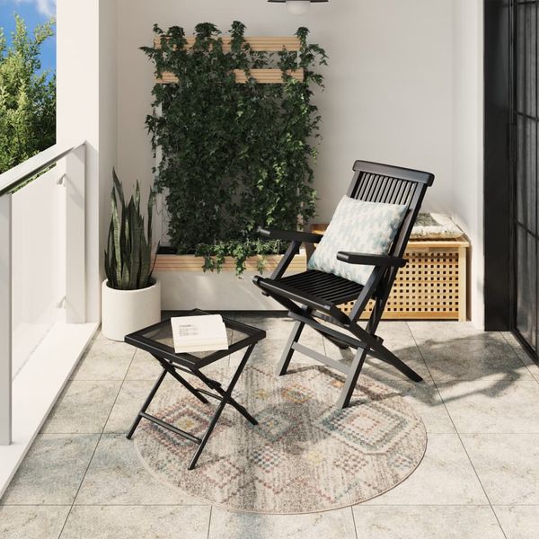 vidaXL Koberec ARBIZU, do interiéru aj exteriéru, vintage Ø 120 cm