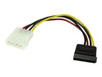 StarTech 6in 4 Pin LP4 to SATA Power Cable Adapter – LP4 to SATA – 6in LP4 to SATA Cable – 4 pin to SATA power – elektrický kábel – SATA napájanie (samec) na 4-pinové interné napájanie (samec) – 0,2 m – pre P/N: BRACKET125PTP, PEXUSB311AC3, PEXUSB312A1C1H, PEXUSB312A2C2V, PEXUSB314A2V2