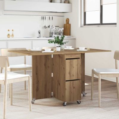 vidaXL Jedálenský stôl 2 pcs 140 x 80 x 77 cm Kompozitné drevo