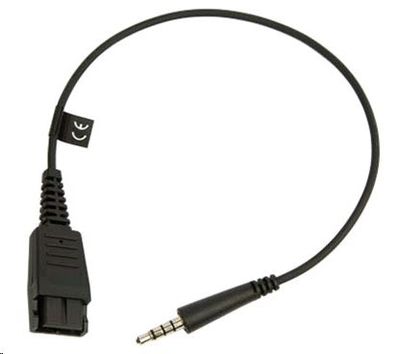 Jabra Cord (PC), QD-Jack 3,5 mm, Blackberry, Iphone