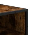 vidaXL Regál na topánky dymový dub 48x38x97,5 cm spracované drevo
