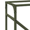 vidaXL Stojan na palivové drevo olivovo zelená 40x25x100 cm