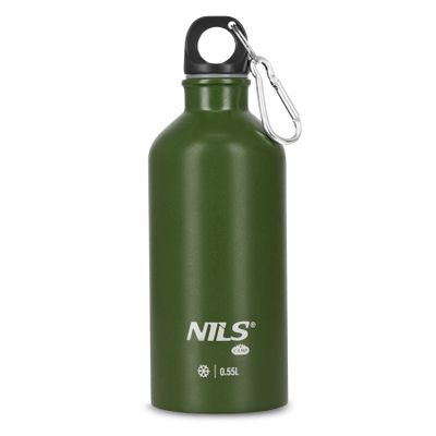 Nerezová turistická fľaša NILS Camp NC3801 zelená 500 ml