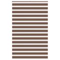 vidaXL Zebra roleta hnedá 140x200 cm šírka látky 135,9 cm polyester