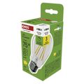 LED žiarovka Filament A60 / E27 / 7,5 W (75 W) / 1 055 lm / neutrálna biela / stmievateľná