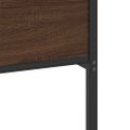vidaXL Posteľný rám bez matraca hnedý dub 120x200 cm kompozitné drevo