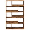 vidaXL Deliaca stena staré drevo 100x33x156,5 cm kompozitné drevo
