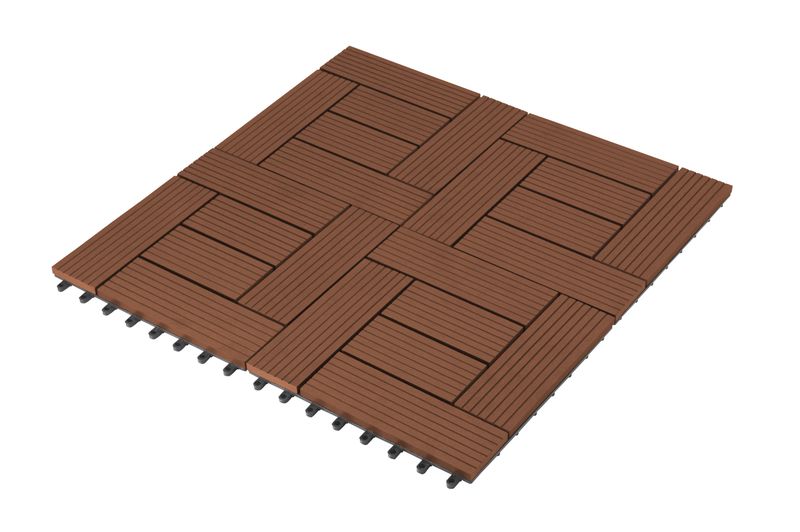 WPC dlaždice G21 Palmyra čerešňa 2,3 x 30 x 30 cm